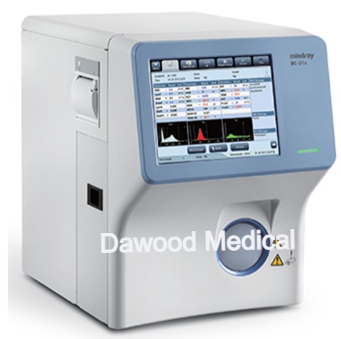 Mindray BC-21S Auto Hematology Analyzer. A complete blood count (CBC) With 3 Part Differential. 21 parameters+3histograms.