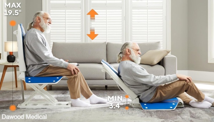 Lift Chair, MAIDeSITe Brand is designed to help lift you from a seated position to a standing position effortlessly.